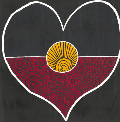 'Flag Love' | 60x60cm